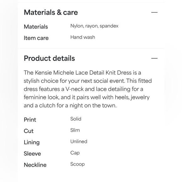 Timeless! Stitchfix black Kensie detailed dress! - Picture 3 of 14